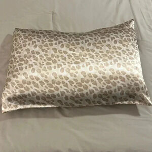 Leopard print satin pillow case standard size 27x18 for better hair and skin